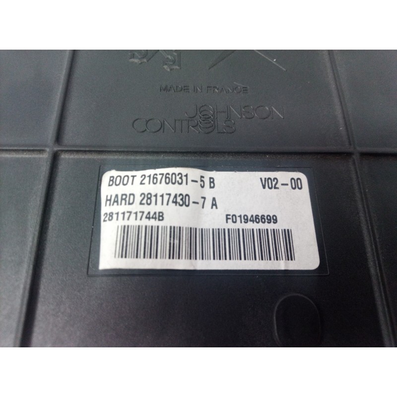 Recambio de caja reles / fusibles para peugeot 307 break / sw (s1) break xs referencia OEM IAM 9661940080 9661940080 216760315B