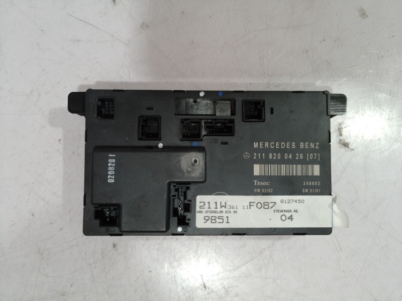 Recambio de centralita cierre para mercedes-benz clase s (w126) berlina+coupe referencia OEM IAM 2118200426 2118200426 211820042