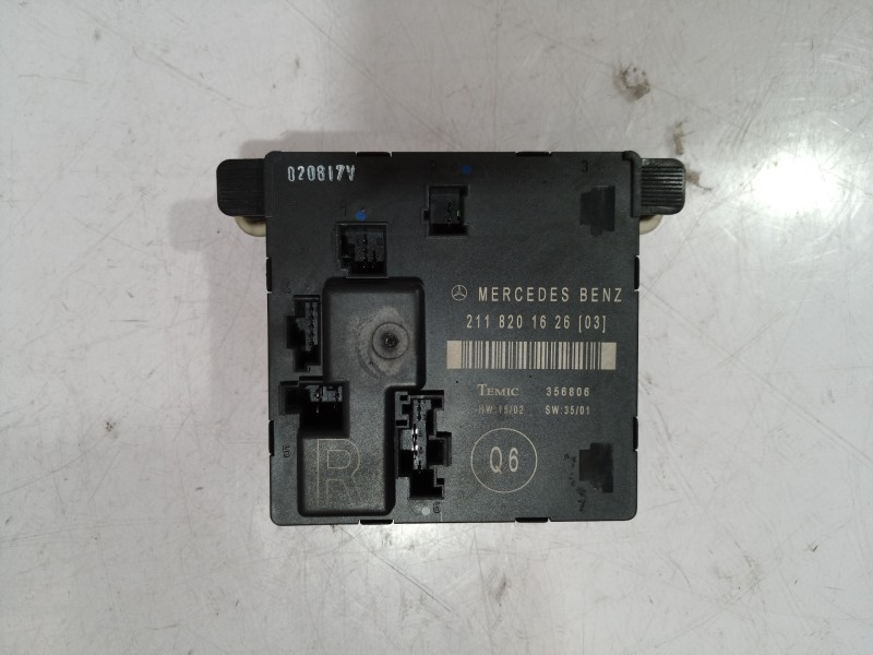 Recambio de centralita cierre para mercedes-benz clase e (w211) berlina referencia OEM IAM 2118201626 2118201626 2118201626