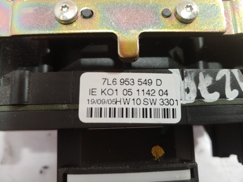 Recambio de mando multifuncion para volkswagen touareg (7la) tdi v6 referencia OEM IAM 7L6953549D 7L6953549 7L6953549