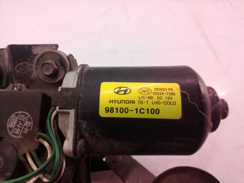 Recambio de motor limpia delantero para hyundai getz (tb) 1.5 crdi referencia OEM IAM 981001C100 981001C100 981001C100