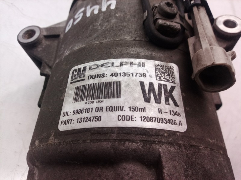 Recambio de compresor aire acondicionado para opel astra h berlina cosmo referencia OEM IAM 401351739 401351739 401351739