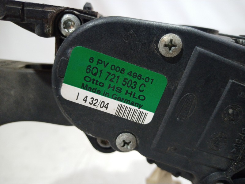 Recambio de pedal acelerador para seat leon (1m1) sport referencia OEM IAM 6Q1721503C 6Q1721503C 6Q1721503
