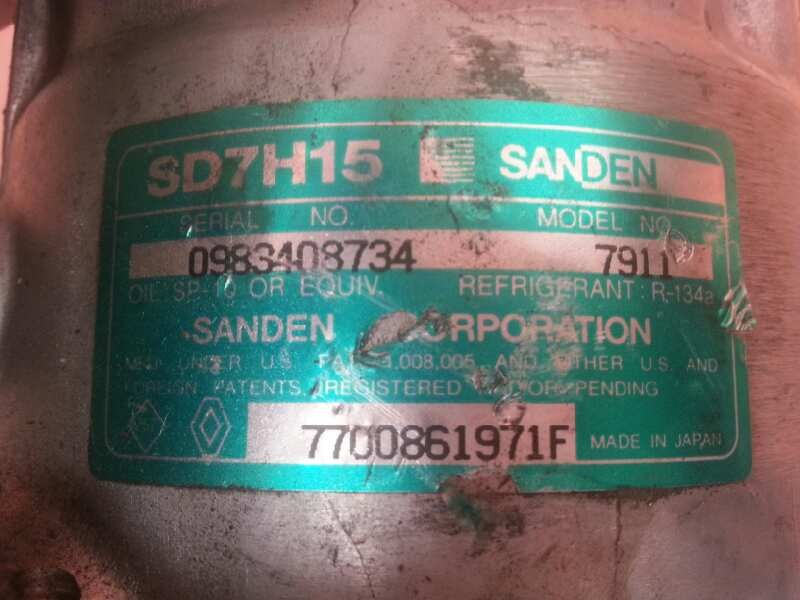Recambio de compresor aire acondicionado para renault laguna (b56) 2.2 diesel referencia OEM IAM 7700861971F 7700861971F 0983408