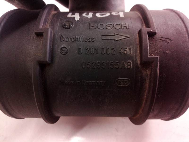 Recambio de caudalimetro para chrysler voyager (rg) 2.5 crd cat referencia OEM IAM 0281002451 0281002451 05293155