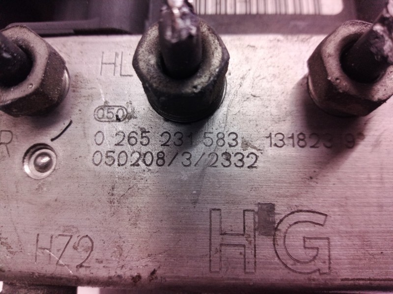 Recambio de abs para opel meriva enjoy referencia OEM IAM 0265800443 0265800443 0265231583