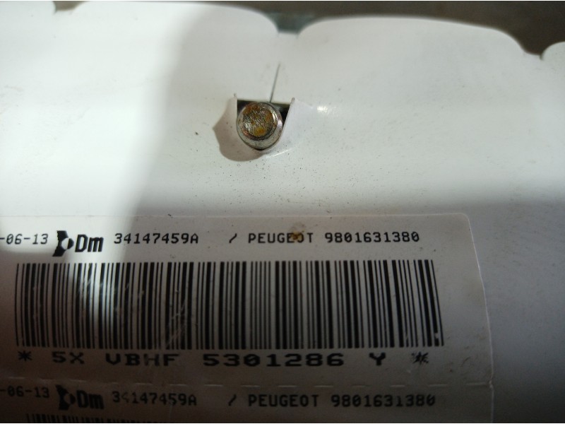 Recambio de airbag cortina delantero derecho para peugeot 5008 active referencia OEM IAM 9801631380 9801631380 9801631380