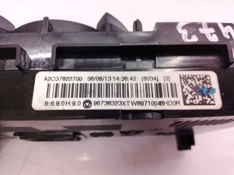Recambio de mando climatizador para peugeot 5008 active referencia OEM IAM A2C37822700 A2C37822700 96738323