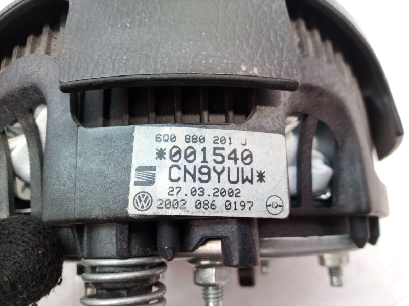 Recambio de airbag volante para volkswagen polo (9n1) conceptline referencia OEM IAM 6Q0880201J 6Q0880201 6Q0880201