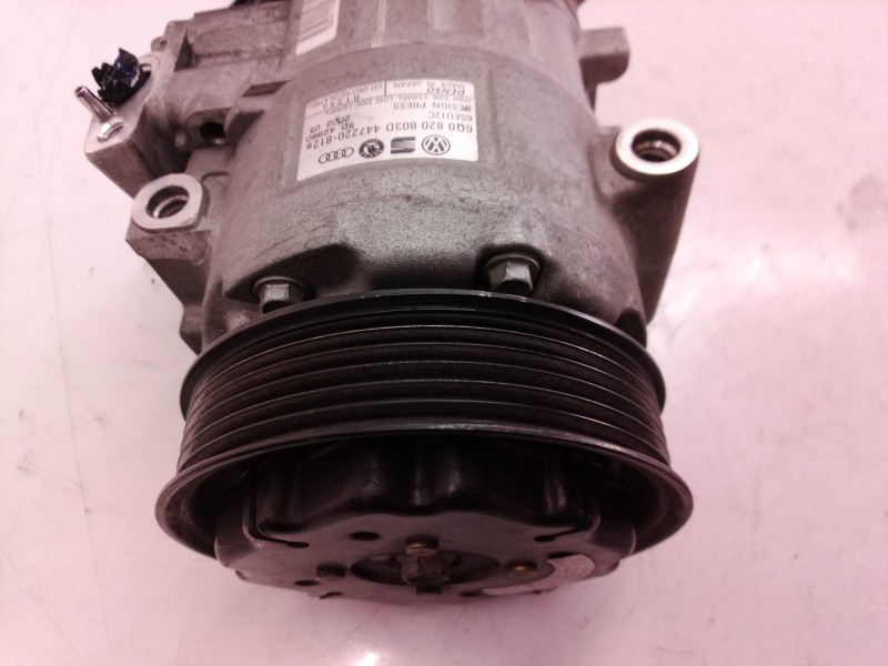 Recambio de compresor aire acondicionado para volkswagen polo (9n1) highline referencia OEM IAM 6Q0820803D 6Q0820803 447220812