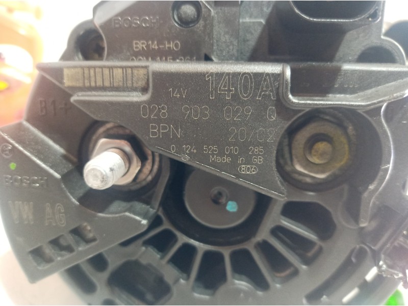 Recambio de alternador para audi a4 berlina (8e) 1.9 tdi (96kw) referencia OEM IAM 028903029Q 028903029Q 028903029