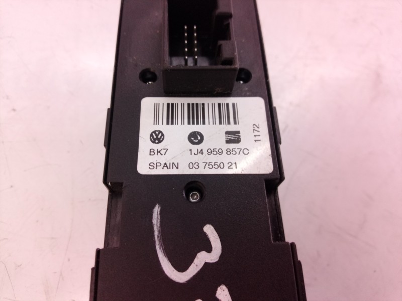 Recambio de mando elevalunas delantero izquierdo para skoda octavia berlina (1z3) tour referencia OEM IAM 1J4959857C 1J4959857 1
