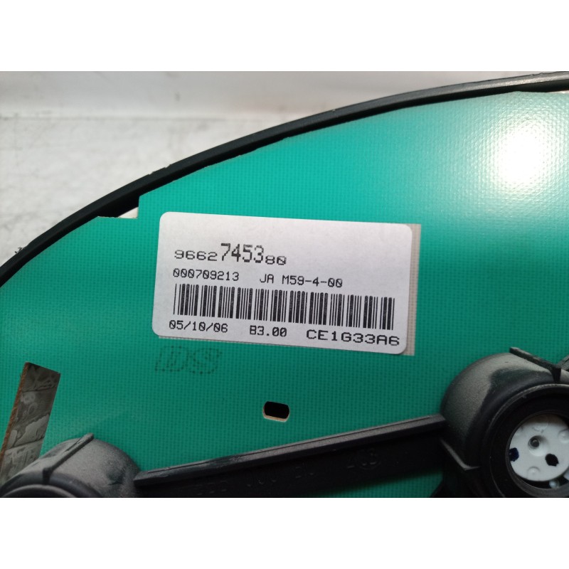 Recambio de cuadro instrumentos para citroën berlingo 2.0 hdi collection familiar referencia OEM IAM 9662745380 9662745380 96627