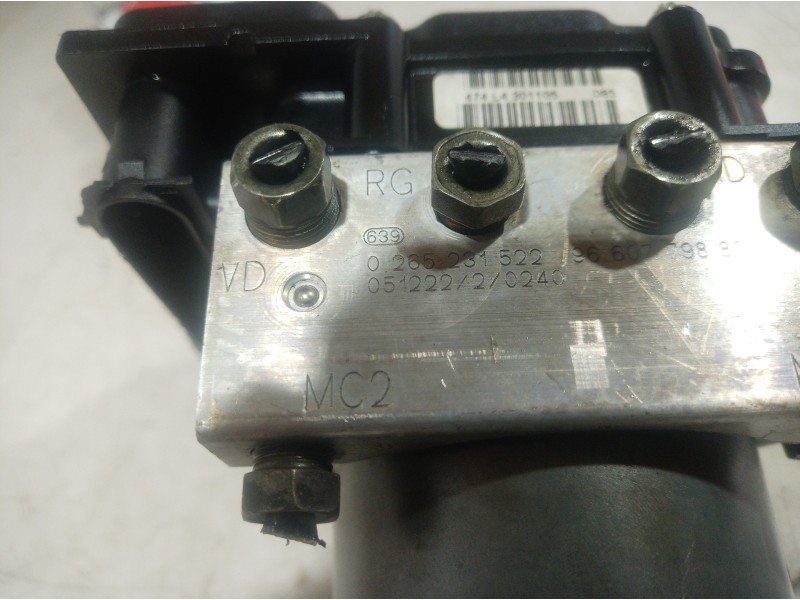Recambio de abs para citroën xsara picasso 1.6 hdi 90 sx referencia OEM IAM 0265231522 0265231522 0265231522