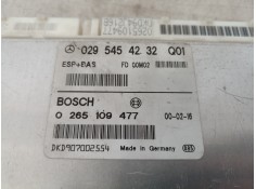 Recambio de centralita asr para mercedes-benz clase a (w168) 1.6 cat referencia OEM IAM 0295454332Q01 0265109477 0295454332Q01 2