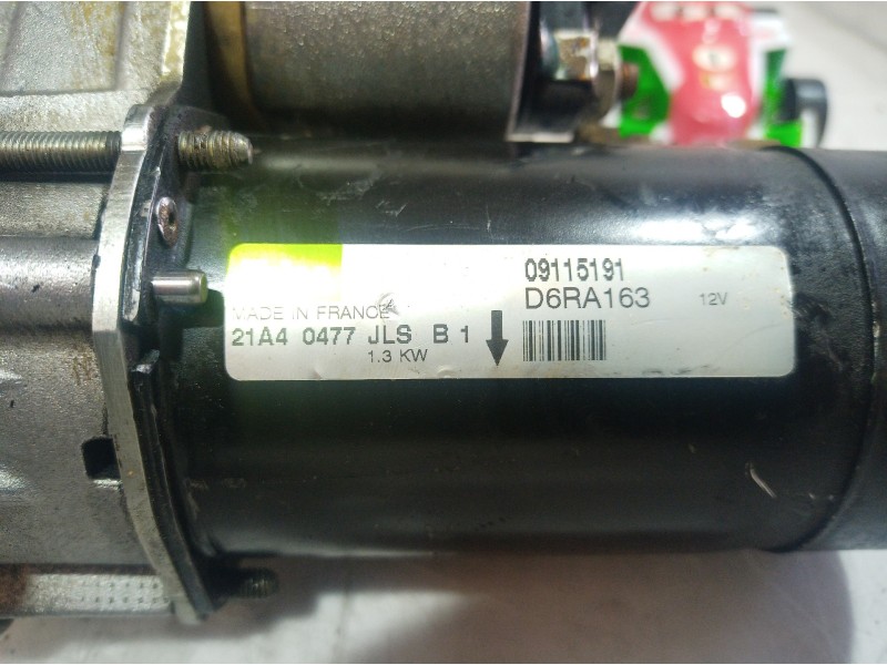 Recambio de motor arranque para opel corsa c sri referencia OEM IAM 09115191 09115191 09115191