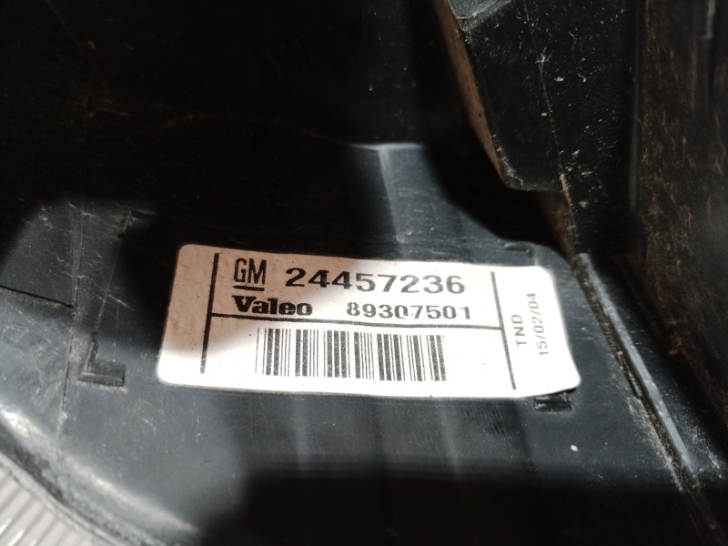 Recambio de piloto trasero derecho para opel corsa c sri referencia OEM IAM 24457236 24457236 24457236