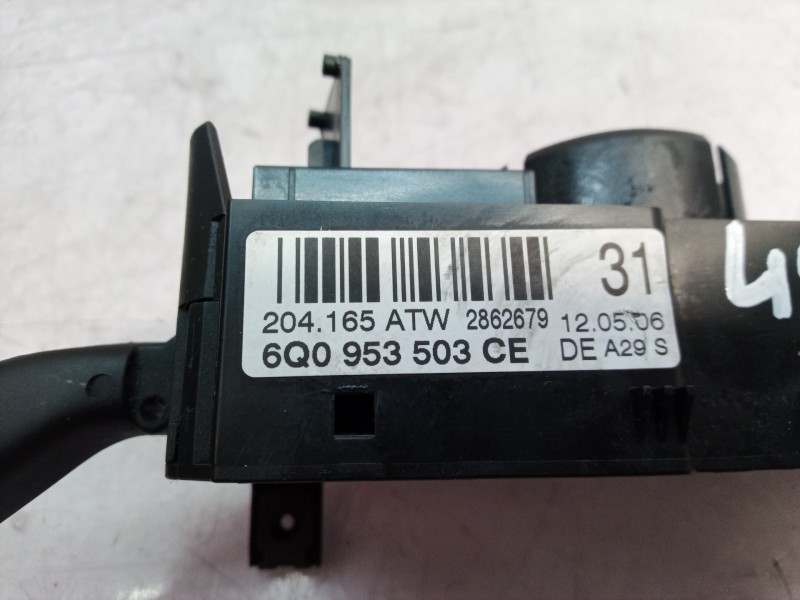 Recambio de mando multifuncion para volkswagen polo (9n3) advance referencia OEM IAM 6Q0953503CE 6Q0953503CE 6Q0953503CE