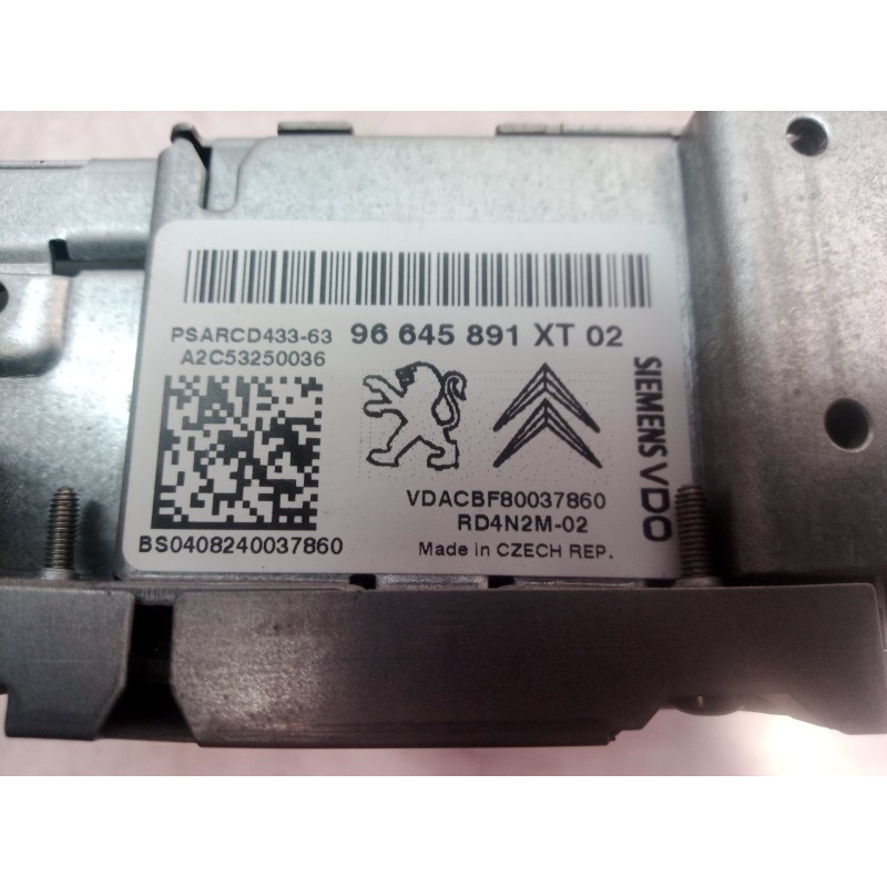 Recambio de sistema audio / radio cd para citroën c4 grand picasso exclusive plus referencia OEM IAM  96645891XT 96645891