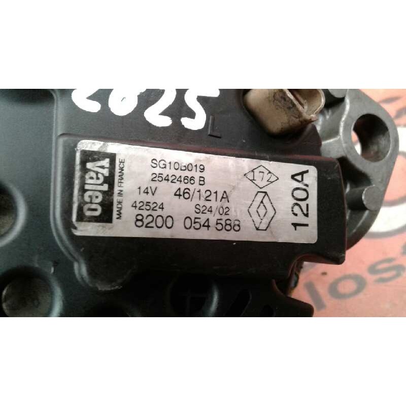 Recambio de alternador para renault scenic (ja..) 1.9 dci authentique referencia OEM IAM 8200054588 SG10B019 2542466B