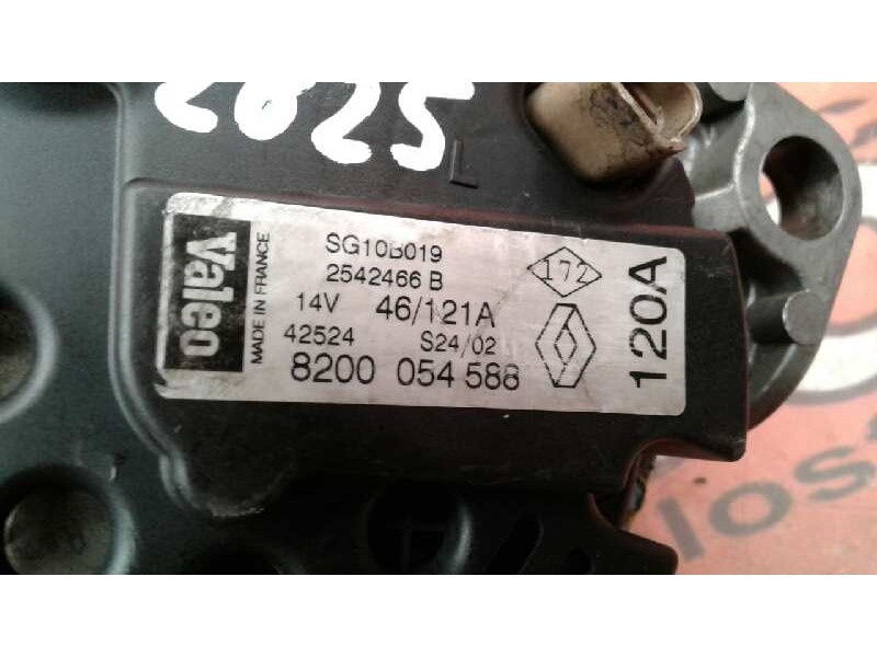 Recambio de alternador para renault scenic (ja..) 1.9 dci authentique referencia OEM IAM 8200054588 SG10B019 2542466B