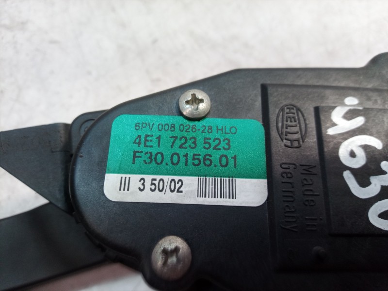 Recambio de potenciometro pedal para audi a8 (4e2) 3.7 quattro referencia OEM IAM 4E1723523 4E1723523 4E1723523