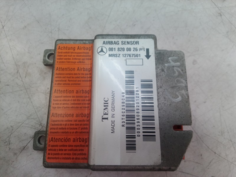 Recambio de centralita airbag para mercedes-benz clase e (w210) berlina diesel 300 diesel (210.020) referencia OEM IAM 001820002