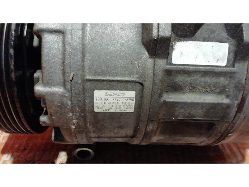 Recambio de compresor aire acondicionado para bmw serie 3 berlina (e46) 2.5 24v cat referencia OEM IAM 7SBU16C 4472208750 