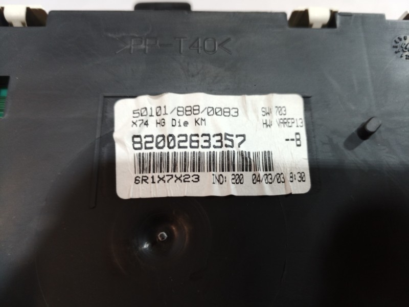 Recambio de cuadro instrumentos para renault laguna ii grandtour (kg0) dynamique referencia OEM IAM 8200263357 8200263357 820026