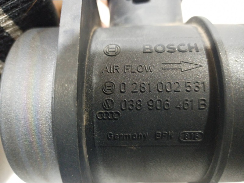 Recambio de caudalimetro para audi a3 sportback (8p) 1.9 tdi attraction referencia OEM IAM 0281002531 0281002531 0281002531