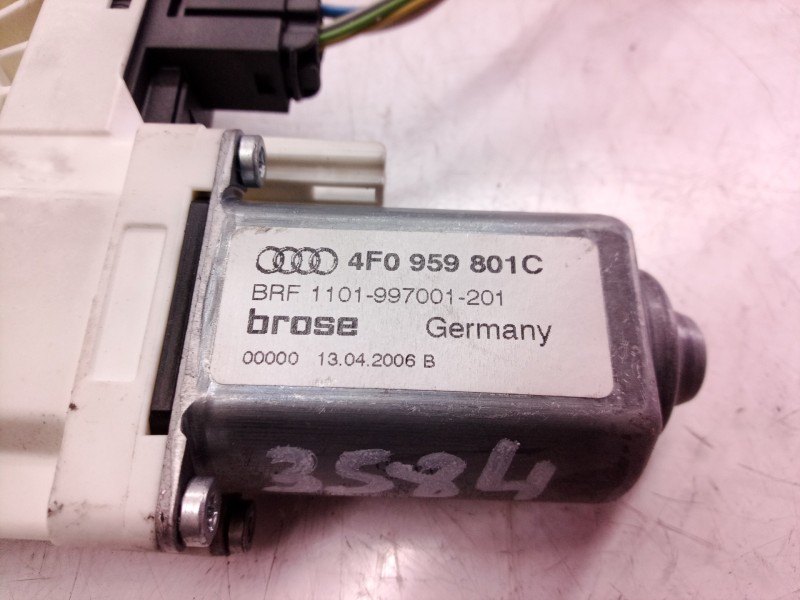 Recambio de motor elevalunas trasero izquierdo para audi a6 berlina (4f2) 3.0 tdi quattro (165kw) referencia OEM IAM 4F0959801 4