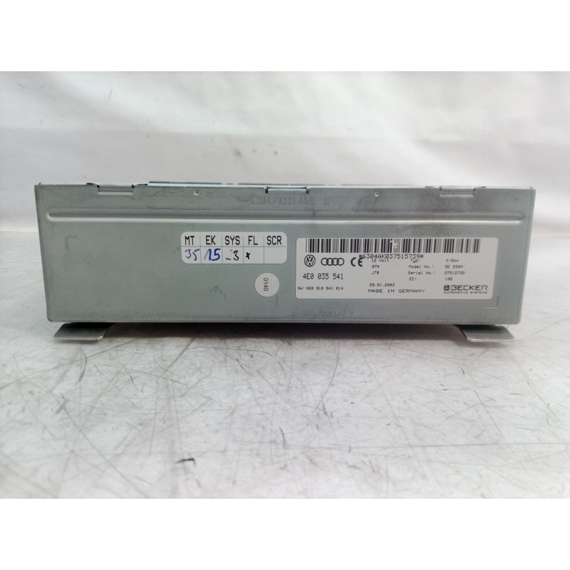 Recambio de sistema audio / radio cd para audi a8 (4e2) 3.7 quattro referencia OEM IAM 4E0035541 4E0035541 4E0910541