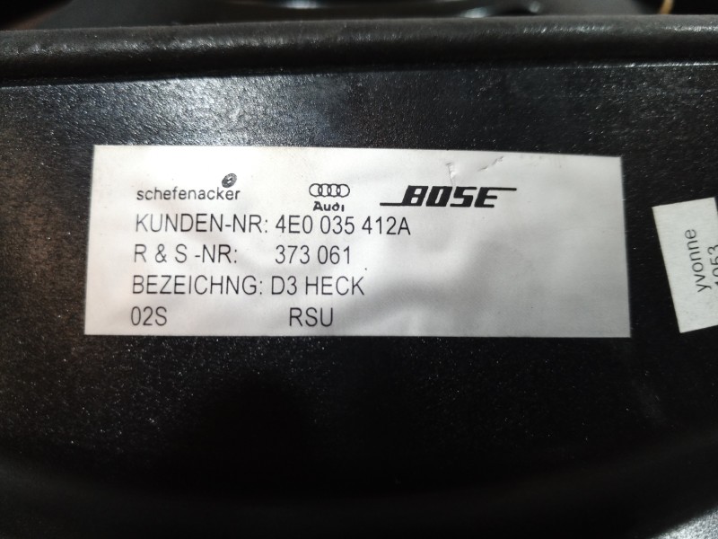 Recambio de varios para audi a8 (4e2) 3.7 quattro referencia OEM IAM 4E0035412A 4E0035412A 4E0035412A