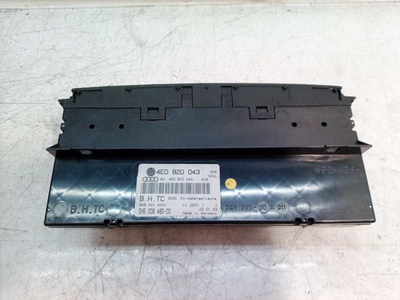Recambio de mando climatizador para audi a8 (4e2) 3.7 quattro referencia OEM IAM 4E0820043 4E0820043 5HB008480