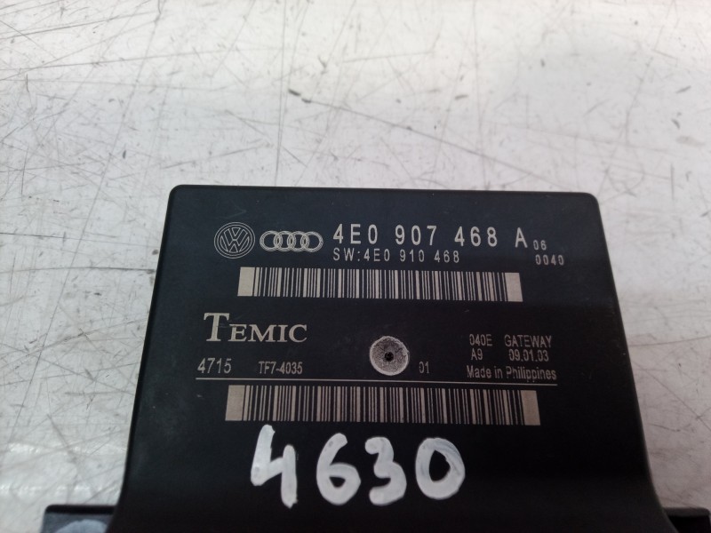 Recambio de modulo electronico para audi a8 (4e2) 3.7 quattro referencia OEM IAM 4E0907468 4E0907468 4E0907468