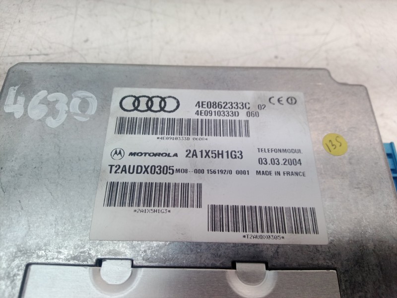 Recambio de modulo electronico para audi a8 (4e2) 3.7 quattro referencia OEM IAM 4E0862333 4E0862333 4E0862333