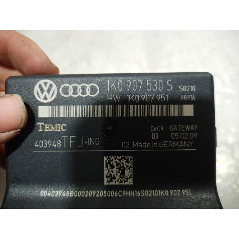 Recambio de modulo electronico para audi a3 sportback (8p) 1.9 tdi attraction referencia OEM IAM 1K0907530 1K0907530 1K0907530