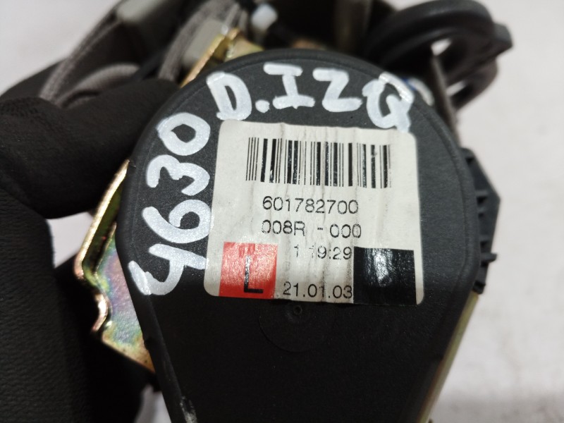 Recambio de cinturon seguridad delantero izquierdo para audi a8 (4e2) 3.7 quattro referencia OEM IAM 601782700 601782700 6017827