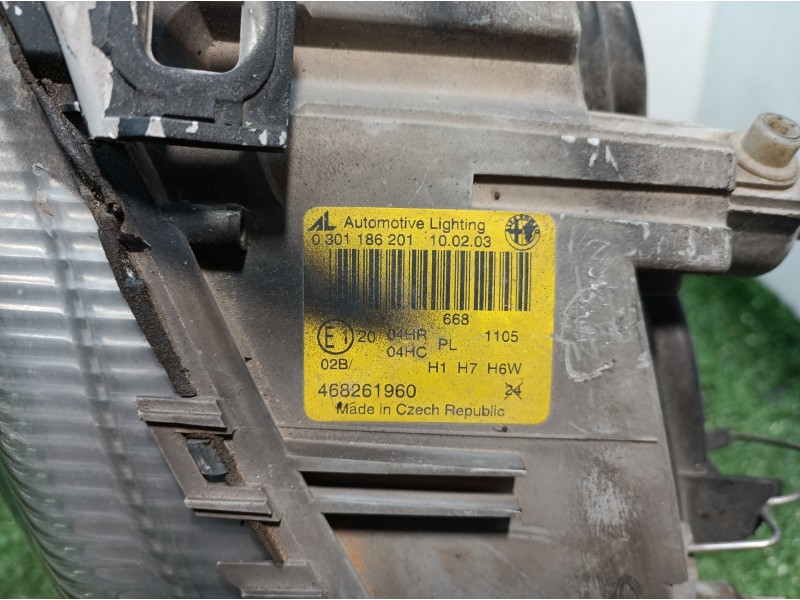 Recambio de faro izquierdo para alfa romeo 147 (190) 1.9 jtd cat referencia OEM IAM 0301186201 0301186201 468261960