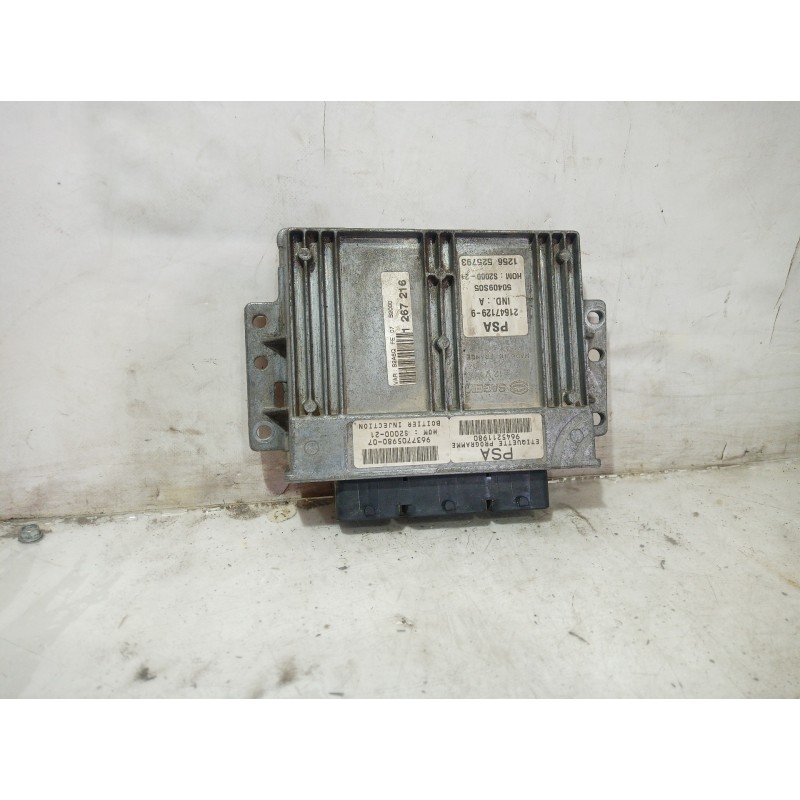 Recambio de centralita motor uce para peugeot 106 (s2) sport pack referencia OEM IAM 9645211980 9645211980 963770598007