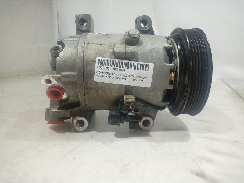 Recambio de compresor aire acondicionado para nissan micra (k12e) acenta referencia OEM IAM   