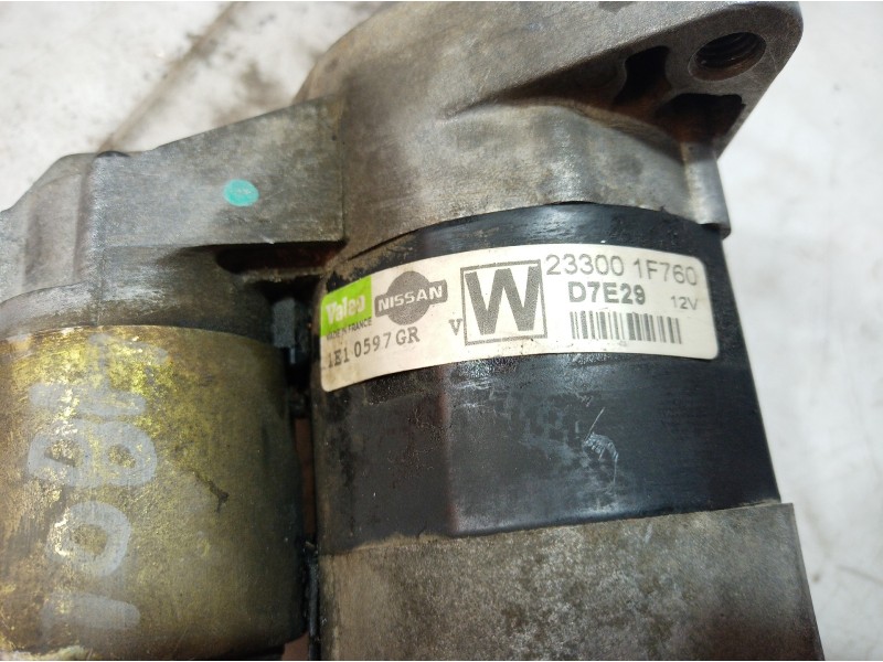 Recambio de motor arranque para nissan micra (k11) blue referencia OEM IAM 233001F760 233001F760 233001F760