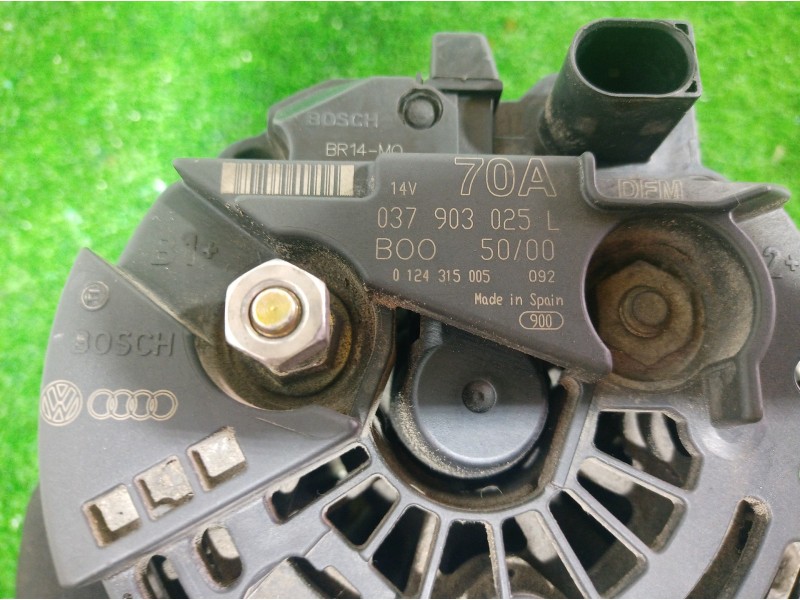 Recambio de alternador para volkswagen polo berlina (6n2) trendline referencia OEM IAM 037903025L 037903025L 0124315005