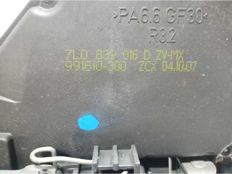 Recambio de cerradura puerta trasera derecha para volkswagen golf v variant (1k5) advance referencia OEM IAM 7L0839016D 7L083901