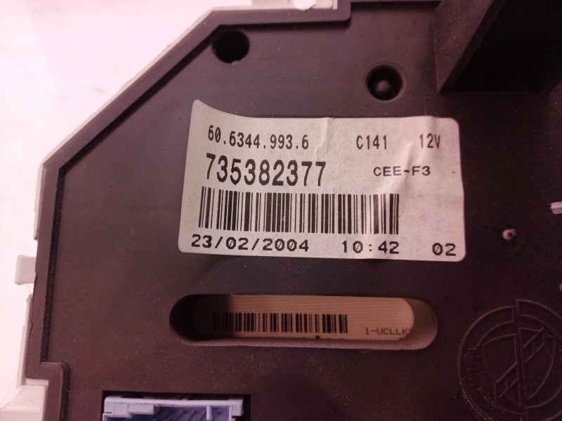 Recambio de cuadro instrumentos para fiat seicento (187) s referencia OEM IAM 735382377 735382377 6063440030