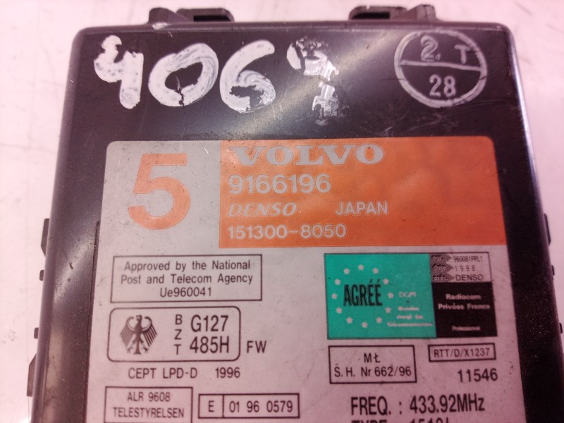 Recambio de modulo electronico para volvo v70 familiar tdi / d referencia OEM IAM 9166196 9166196 1513008050