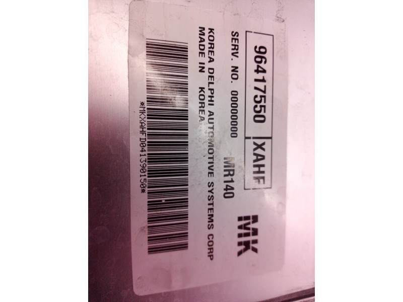 Recambio de centralita motor uce para daewoo kalos 1.4 se referencia OEM IAM 96417550 96417550 96417550