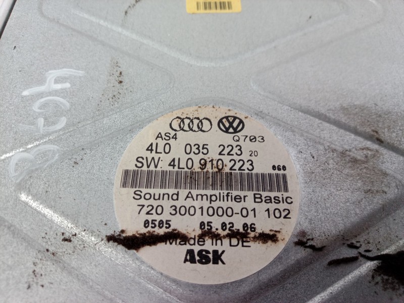 Recambio de modulo electronico para audi q7 (4l) 4l/xbunq1 referencia OEM IAM 4L0035223 4L0035223 4L0035223