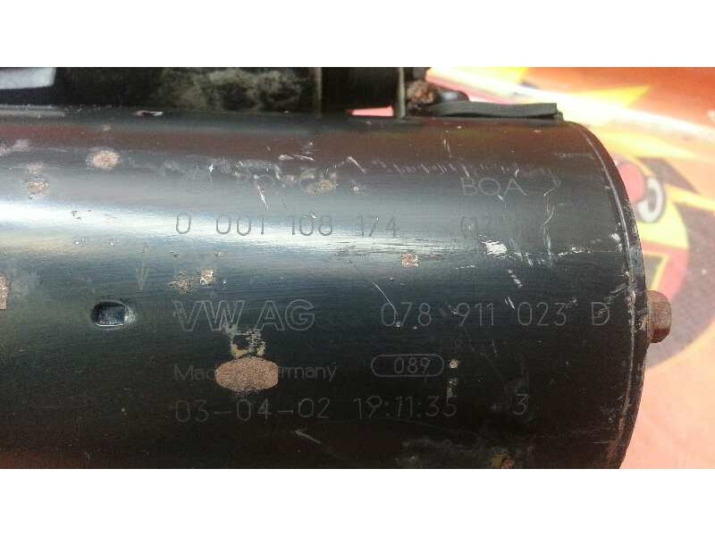 Recambio de motor arranque para audi a4 berlina (b5) 2.8 v6 cat (aah) referencia OEM IAM 078911023D 078911023D 078911023D