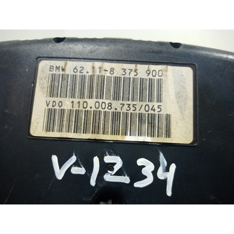 Recambio de cuadro instrumentos para bmw serie 5 berlina (e39) 2.0 24v referencia OEM IAM 62118375900 62118375900 62118375900